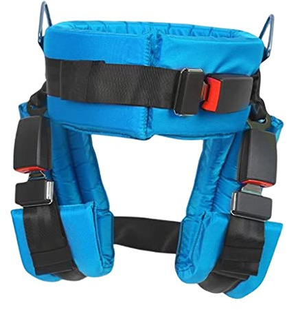 Perfeclan Trampoline Harness Equipment, Outdoor, with, Nylon for Kids Child Boys Girls, Blue L