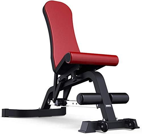 Hantelbank, verstellbare Hantelbank, Hantelbank, faltbar, zum Gewichtheben, Hantelhocker, kommerzieller professioneller Fitnessstuhl, multifunktionale Bankdrücken-Vogelbank, Heimfitnessgerät