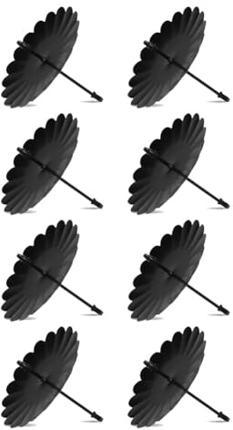 Simpls 8 pezzi Porta Candele, Portacandele in Metallo per Candele a Pilastro, Piatto Porta Candele, Supporto per Corona dell'Avvento, 7,5 cm, Corona per Candele da Tavola