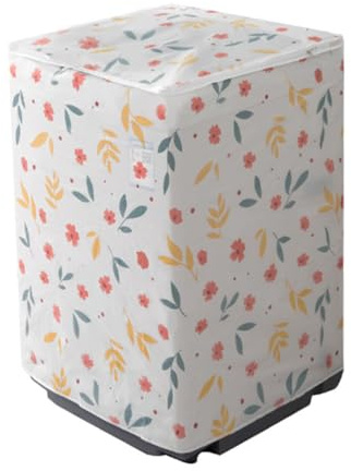 Gatuida Material Washing Machine Guard Outdoor Washer Cover Tumble Dryer Cleaner Roller Pattern