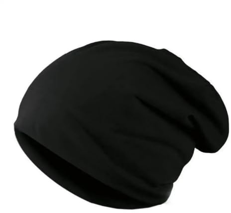 SOYNIA Mütze Beanie Hut Outdoor-Hut Männer Frauen Camping Wander Kappen Warme Wind Dichte Kappen Angeln Radfahren Militär Taktische Kappe Schwarz
