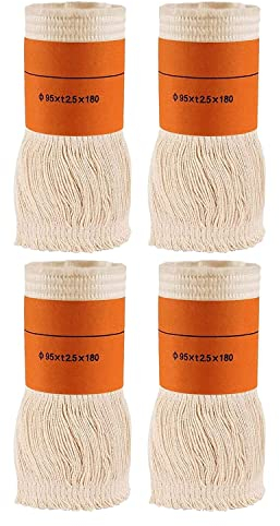 iFutniew 1 Set Docht Ersatzdocht Orange & Cremeweiß 9,5 x 18 cm für Petroleumofen für den Innenbereich, Dochte für Petroleumheizung, Heizung,