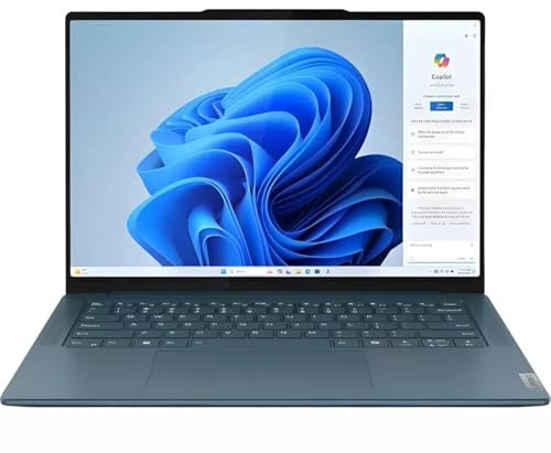 Lenovo Yoga Pro 7 14IMH9 14.5 Laptop | 2.8K OLED 120Hz Display | Intel Core Ultra 7 155H | 16GB LPDDR5x RAM | 1TB PCIe NVMe SSD | Nvidia GeForce RTX 4050 6GB GDDR6 | Windows 11 | Blue