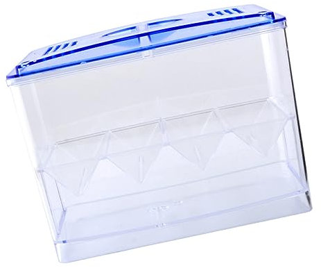Parliky Freistehende Kleine Fischbrutbox Aus Hochtransparentem Material Mit W-förmiger Trennwand Und Atmungsaktiven Futterlöchern Für Klare Sicht Bei Fischzucht