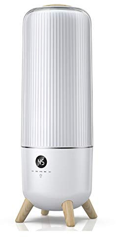 Humidificador Humidificador de gran capacidad de 6 litros, funcionamiento silencioso, humidistato y apagado automático sin agua, humidificador temporizado para dormitorio, habitación de bebé, sala de