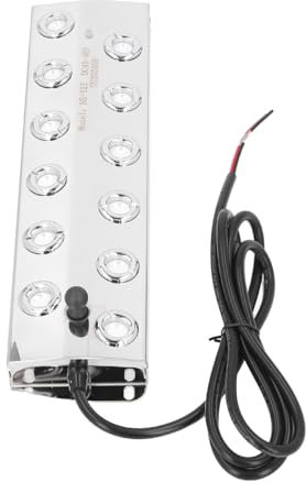 MENDUNER Ultrasonic Mist Maker Fogger 12 Heads 4.5L per Hour, Water Proof 1.5m 4.9Ft Mist Maker Fogger for Pond Garden Lawn Greenhouse Holiday Vegetable Preservation,Landscape