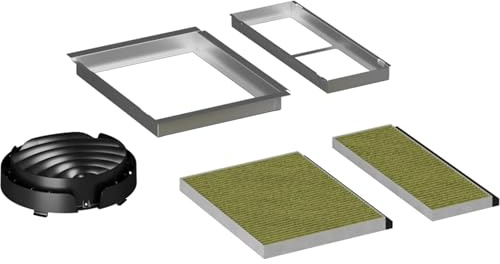 Siemens LZ11KKV16 Clean Air Plus Kit de recirculation d'air - Accessoires pour hottes sans cheminée - Fonction anti-poisson et anti-pollen - Filtre anti-odeur durable - Durée de vie de 12 à 18 mois -