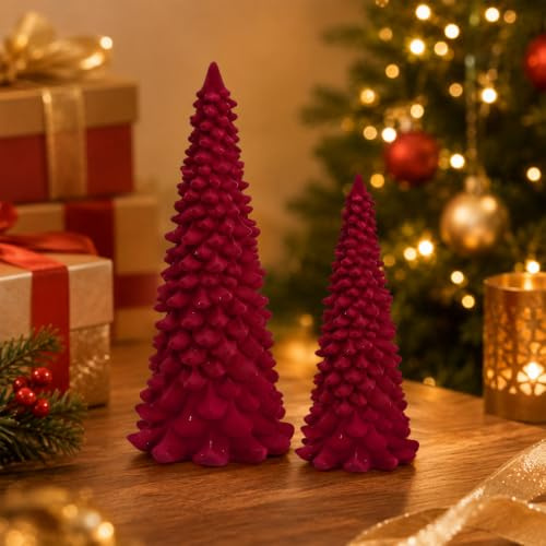 2pcs Tischdeko Weihnachten Weihnachtsbaum Tischdeko Weihnachtsdeko Tischdeko Künstlicher Weihnachtsbaum Weihnachtstischdeko für Weihnachten Innen Tischdeko Kaminsims Wohnzimmer Weihnachtsschmuck