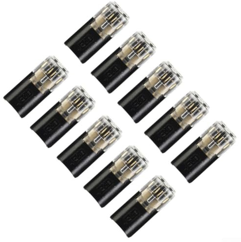10-teiliges Auto Verbinder Set 12V Kabelklemme für Stromanschluss Flammschutz Einfach zu Nutzen