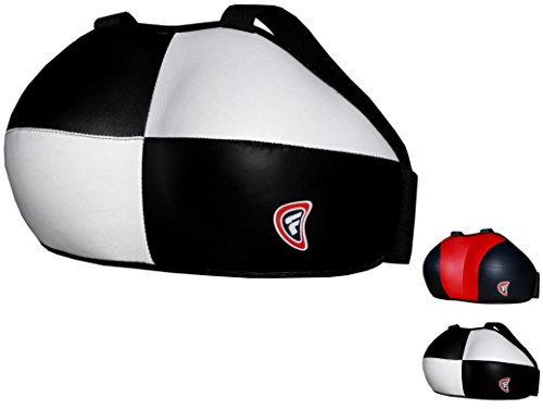 Farabi Sports Pettorale da donna RGM Pettorina da boxe MMA Muay Thai Arti marziali Protezioni pettorali (L/XL, White/Balck)