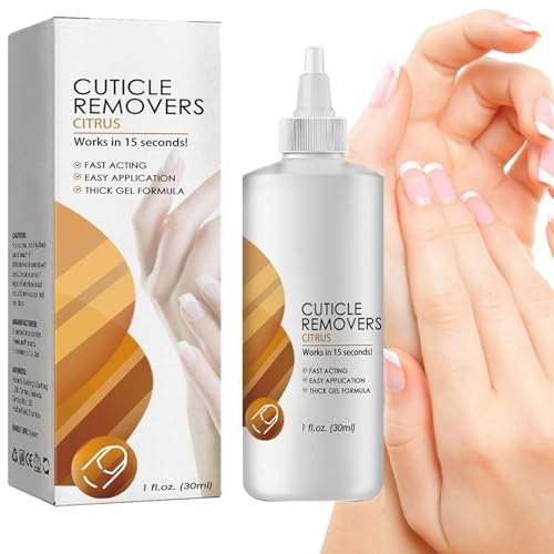 Cuticle Remover Cream,Nail Cuticle Repair Gel,Supremely Gentle Cuticle Remover,Nail Treatments for Cuticle Softener,Nail Cuticle Care Gel for Used to Repair Nail Damage & Moisturize Manicure,30ML