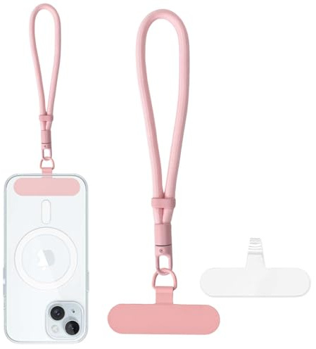 DEARBAG Lanière Universelle pour Téléphone Portable, Dragonne Réglable, Joint de Téléphone Portable Ultra-Mince, Verrouillage en Alliage d'Aluminium Rotatif à 360 °, Adapté aux Activités de Plein Air