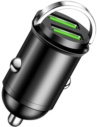 BOULESENM Allume Cigare USB,Dual 100W/5A Port,Chargeur Allume Cigare USB Rapide,Chargeurs de Téléphone Portable pour Automobile, pour iPhone, Samsung Galaxy, Huawei, Xiaomi, Smartphone,Tablette