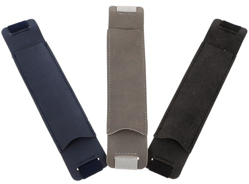 Vintage Federmäppchen aus Leder mit Gummiband, Füllfederhalterhülle 3 Stück | Schutz für Notizbücher, Elastische Fixierung, Verhindert Verlust, Praktische Tasche, Geschenk zu Weihnachten