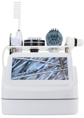 STIDEsknautic Diagnostic de la santé du Cuir chevelu,Appareil de Massage Capillaire,Détecteur de santé des follicules pileux,Grossissement x200,Utilisation en Salon et à Domicile