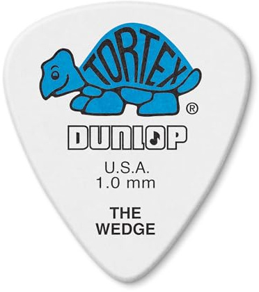JIM DUNLOP Plektrum Tortex Wedge 1,00mm 12 Stück