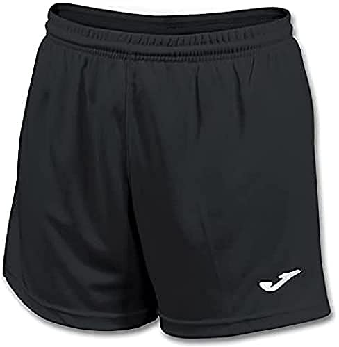Joma Paris II-W Pantalones Cortos Deportivos, Mujer, Negro, S