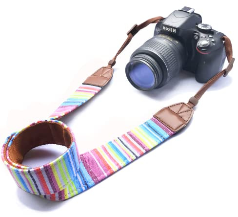 Bestele Kamera gurt Nacken Schulter Umhängeband Schultergurt Gürtel Tragegurt für Alle DSLR/SLR/Nikon/Canon/Sony/Lumix/Fujifilm/Ricoh/Samsung/Pentax ETC/Olympus Kamera