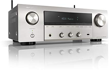 Denon DRA-800H Stereo Receiver & Verstärker, Alexa Kompatibel, 5 HDMI Eingänge, Phono-Eingang, Bluetooth & WLAN, DAB+ Radio, Musikstreaming, AirPlay 2, HEOS Multiroom