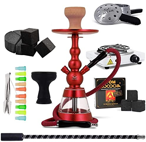 HND Pack Chicha Altair 3RD Plus + Tuyau Marrakech + Foyer Silicone + Chauffe-Charbon + Plaque + Charbons