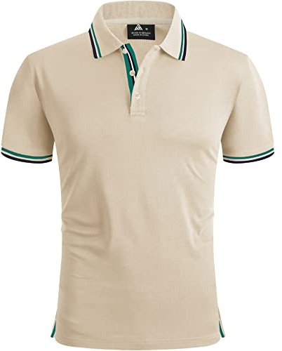 SPEEDRUN Polo Shirt Tshirt Herren Kurzarm Polohemd für Herren mit Brusttasche Slim Fit Sommer Schnelltrocknend Atmungsaktives Golf Tennis Arbeit Polo Hemd T-Shirt Casual