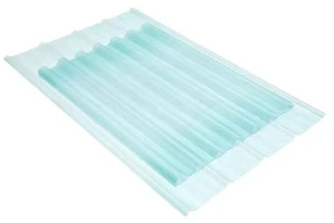 Wärmeisolierende Dachplatten,Durchsichtige Dachblech,Ersatz-Profilblech Trapezblech,Wellplatte,1.5mm Glasfaser-Tageslichtpaneele,für Gewächshaus Frühlingsrahmen (0.9x1.1m/35x43in,4 pcs)