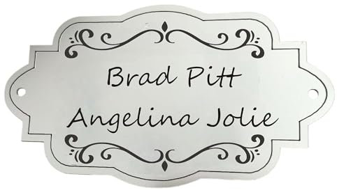 Targa CIN Targa Casa Vacanze, Targhetta Personalizzata (15x8,5 cm) Targhetta Con Per Locazione Turistica, Etichetta per CIN, Perfetta per Esterno con Incisione Indelebile(Targa classica)– Lo Realizzo®