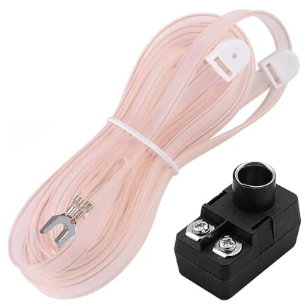 Alnicov UKW-Zimmerantenne, Drahtantenne, T-Kabel-Antenne und 75-Ohm-F-Transformator-Adapter für verbesserten UKW-Stereo-Empfang
