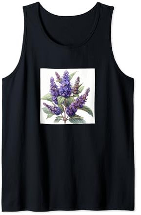 Anise Hyssop Flower Cottagecore Graphic Tank Top