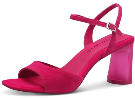 Tamaris Sandalia de tacón para Mujer Fuxia 1-28340-44, Fucsia, 38 EU