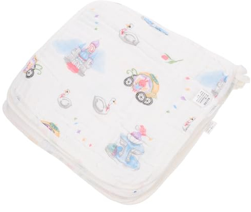 BESTonZON 8piezas Toallas De Algodón Para Bebés Paño Absorbente Para Alimentación y Saliva Toallas Infantiles Varios estilos