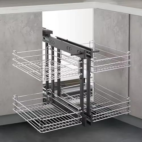 Eck-Küchenschrank mit 4 Körben, platzsparende Lösung für 800 / 900 mm Schränke