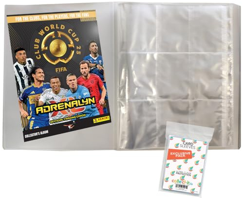 Bundle with FIFA Club World Cup 2025 Adrenalyn XL Trading Cards - 1 cartellina vuota + buste esclusive Collect-it