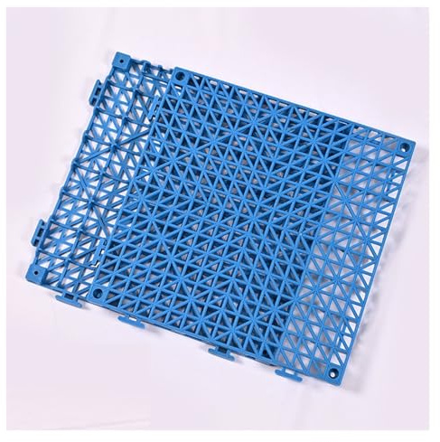 Carreaux Sol Emboîtement Drainage Drainage Rapide Caillebotis Douche Dalles Pvc Garage Balcon Buanderie(Blue,14 pieces)