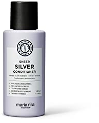 Maria Nila Sheer Silver Conditioner, Neutralisiert goldene Nuancen, violette Pigmente verleihen einen kühlen Ton, 100% vegan, Sulfat & Parabenfrei 100ml