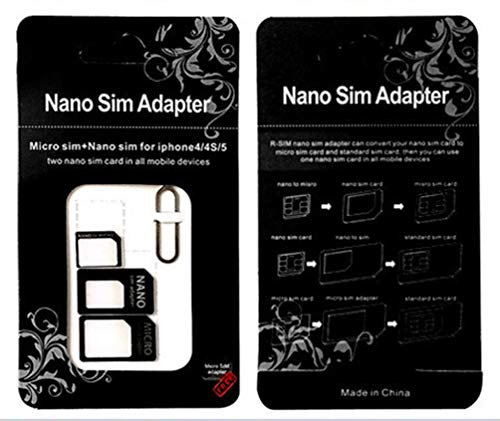3 i 1 sim kortadapter för Samsung Galaxy S10 smartphone Micro-SIM Nano-SIM universal