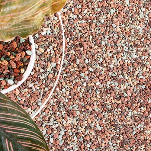 8,2 kg Mix di rocce laviche per piante in porta, ciottoli di ghiaia per bonsai, cactus succulenti, terriccio e riempitivi per vasi, giardinaggio fatato, condimento superiore