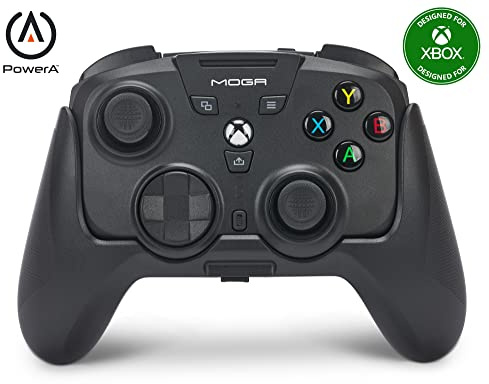 PowerA XP-ULTRA Wireless Controller for Xbox Series X|S - Firmware update via App fixes WL disconnect, Officially licensed, mini-pad + grip, works on Xbox One, Windows 10/11, Android Mobile, and Smart TVs, Xbox Wireless, Game Pass Ultimate Trial, 60-Hr Battery