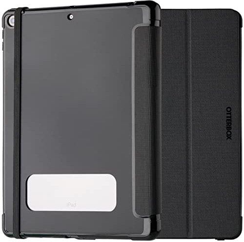 OtterBox React Folio Hülle für iPad 10.2 Zoll (9. 8. Generation), Schwarz | Für iPad 10.2 (2021/2020), sturzsichere, dünne Schutzhülle, nach Militärstandard getestet, Keine Einzelhandelsverpackung