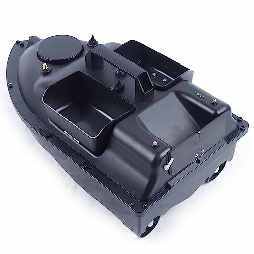 Futterboot 500M Ferngesteuertes Kabellos Futterboot Köderboot Baitboat Fischköder Boot Angelzubehör 2kg/4.41lbs Beladung Fischköder Boot Fernbedienung Fischköderboot für Flüssen Seen Seichtem Wasser