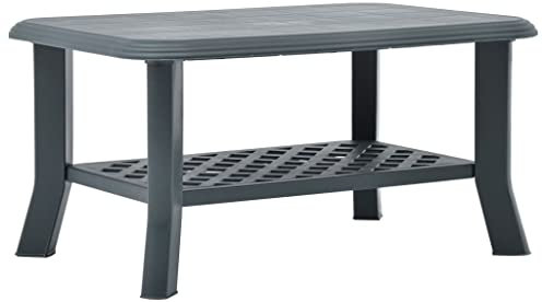 BUKSCYJS Couchtisch kleine Zimmer, Sofatisch, WohnzimmertischCouchtisch Grün 90 x 60 x 46 cm KunststoffFür Wohnzimmer, Schlafzimmer, Büro, Eingang, Korridor
