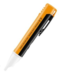 Non Contact Electric Voltage Tester Range 90V to 1000V Digital Test Pen Buzzer Alarm Power Detector Sensor 1AC-D with LED Flashlight Adjustable Sensitivity