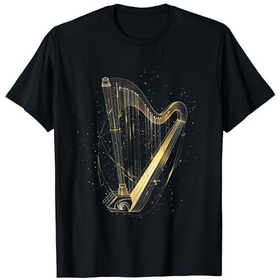 Geometrische Harfe T-Shirt
