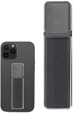 Elastic Phone Grip Strap - Adjustable Loop Holder with Stand | Ultra Thin Finger Holder for Smartphones, Improved Stability, Ideal for Gaming, Writing and Easy Use