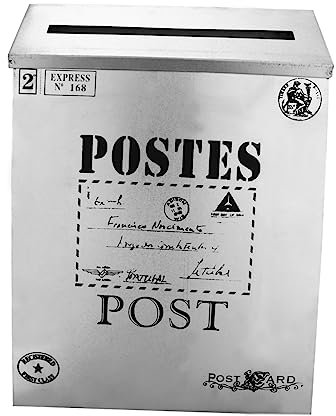 DIYEAH 1pezzi Cassetta Per Lettere Esterna Multifunzionale Accessori Fotografici e Decorazioni Per Casa Realizzata in Materiale Resistente e Duraturo Comoda Cassetta Postale Per Giornali