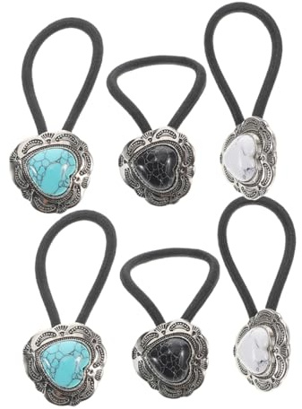 MOTHNUR 6stücke Haarband für Frauen aus Metall Haarschmuck mit Seilmotiv Modische Haargummis für Damen Haarbänder für Pferdeschwänze El