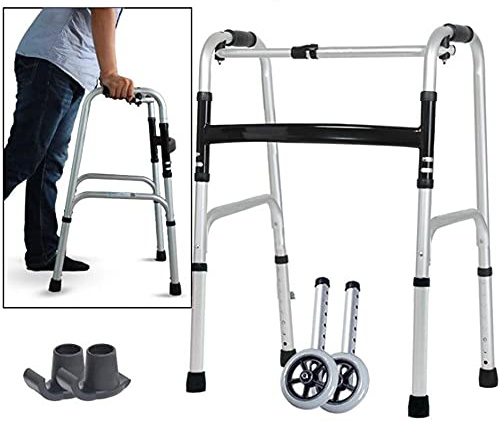 Gehgestell Rollator, Stehhilfe für ältere Erwachsene, 4 Räder für Senioren | Aufrechte Haltung beim Rollen mit Armlehnen-Stützpolster – Gehen für Stabilität und Unterstützung