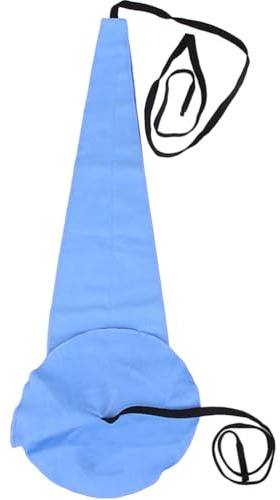 Toddmomy Limpiador de Saxofón y Clarinete Paño de Gamuza Azul, Fácil de Usar para Limpiar Interior y Exterior de Instrumentos de Viento