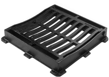 Clark Drain CD58DDI Gully Grate & Frame 350mm x 333mm x 50mm B125 Hinged Ductile Iron
