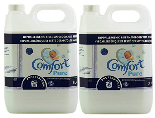 2x Comfort Pure 5L Professional Fabric Conditioner 90 Washes